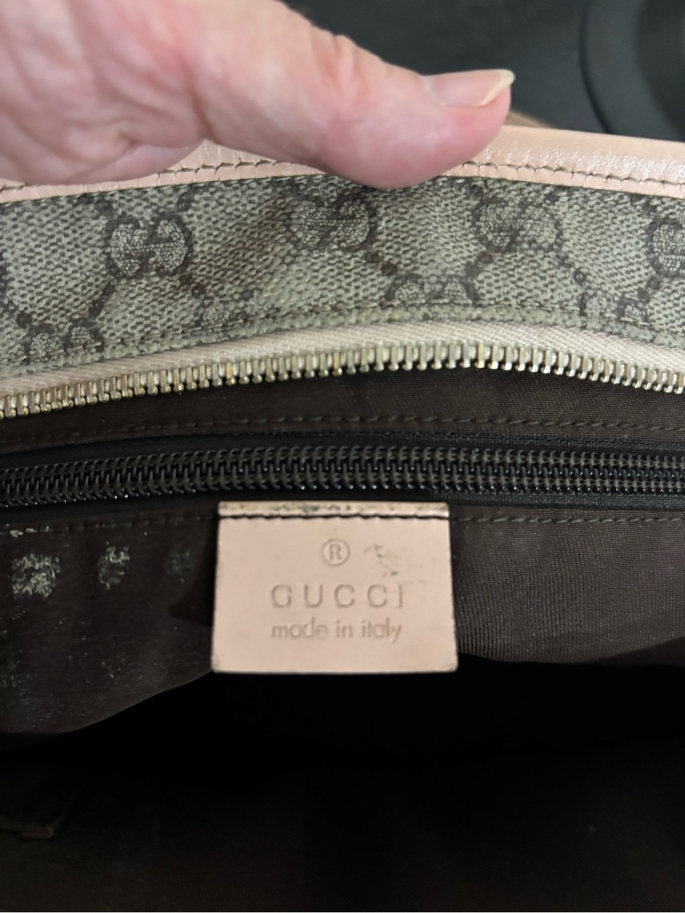 Gucci Pink Joy Tote Bag & BCBGeneration Pink Leather Cowboy Boots Size 8 Bundle - Picture 10 of 14